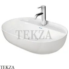 Duravit LUV Раковина накладная, без перелива, с отверстием 0380600000, белый глянец
