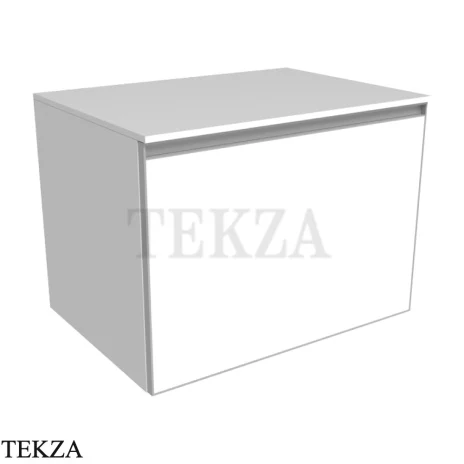 Flaminia Cubika тумба под раковину подвесная 70×50×50 см, 1 ящик и внутренний ящик, белый матовый