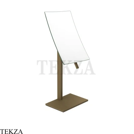 Gessi Rettangolo Зеркало косметическое поворотное х2, без подсветки 20988-713, Antique Brass