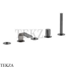 Fantini Venezia Смеситель на борт ванны с изливом (ручка отдельно) FIT, 29P5N565S, Matt Gun Metal