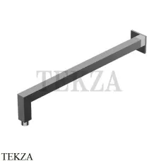 Ritmonio SHOWER Кронштейн настенный квадратный 40 см 75B008 F31, Frosted Black Chrome