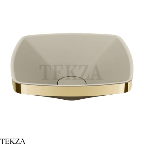 Gessi Jacqueline Раковина настольная, без перелива 77610-710, шампань глянец