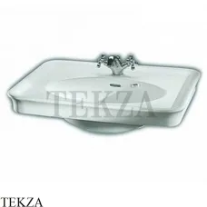 Hatria DOLCEVITA Раковина подвесная, с переливом Y0EJ01, белый глянец
