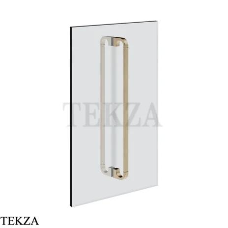 Gessi Perle Полотенцедержатель для крепления на стекло, 45 см 74633-149, нерж. сталь Brush / никель Brushed