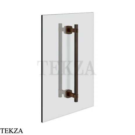 Gessi Jacqueline Полотенцедержатель для крепления на стекло, 30 см 77733-845, бронза Dark Brush