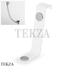 Zucchetti Слив-перелив для ванны с системой push Z90066.X, brushed stainless steel