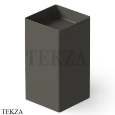 Dea Design Pedestal Basin Раковина напольная квадратная Solid Surface DD2017 450 5, Graphite №5