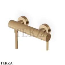 Zucchetti Isy22 Смеситель для душа наружный монтаж ZIS076.P31, brushed british gold PVD