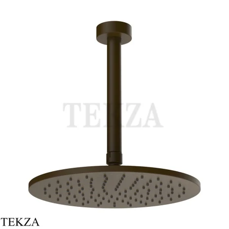 Gessi ANELLO Верхняя лейка с потолочным кронштейном 63352-845, Dark Bronze