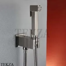 Nicolazzi Гигиенический душ Quadro со смесителем Doccia, хром глянец