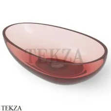 Dea Design Washbasins Раковина настольная 60х36 Glasstech DD9035 600 R5, Pomegranate R5