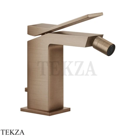 Gessi RETTANGOLO K Смеситель для биде, с донным клапаном 53007-708, Copper Brushed PVD