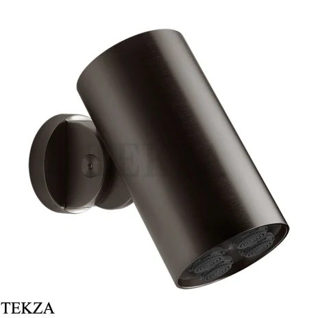 Gessi SPOTWATER Душевая головка настенного крепления, многоструйная 57261-707, Black Metal Brushed PVD