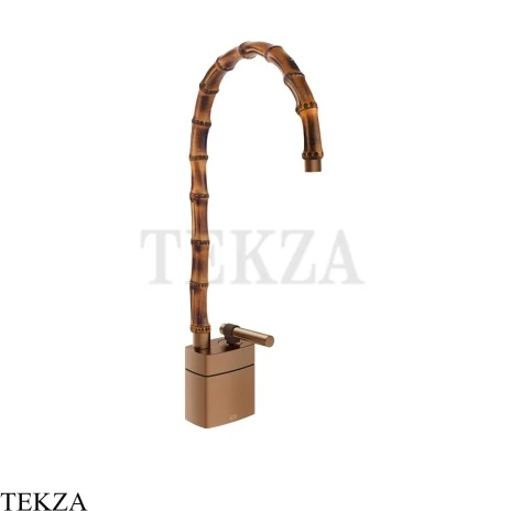 Gessi Jacqueline Смеситель для раковины средний, без донного клапана 77033-708, медь Brushed