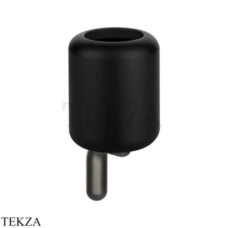 Gessi Goccia Стакан настенный, черная керамика 38008-707, Black Metal Br. PVD