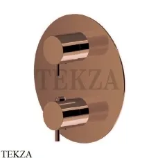 Newform XT Термостат для душа 2,3,4,5 потока, внешняя часть, 67608E.58.061, PVD Copper bronze Newform XT Термостат для душа 2,3,4,5 потока, внешняя часть, 67608E.58.061, PVD Copper bronze
