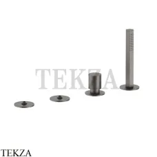 Fantini Venezia Смеситель на борт ванны без излива (ручка отдельно), 29P5N467S, Matt Gun Metal