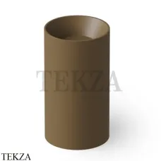 Dea Design Pedestal Basin Раковина напольная круглая Solid Surface DD2011 495 1, Dark Camel №1