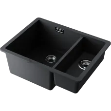 Omoikiri Kata 55-2-U Кухонная мойка Artgranit две чаши 4993389 черный