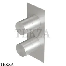 Ritmonio Dot316 Термостат для душа на 1 поток, внешняя часть PR50HC102 INOX, Brushed steel