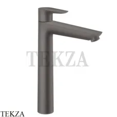 Hansgrohe Talis E Смеситель для раковины, без гарнитура 71717340, черный хром brushed