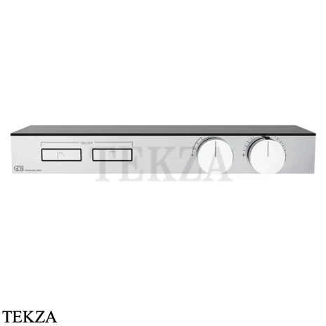 Gessi HI-FI Термостатический смеситель с полочкой, на 2 потока, внешняя часть 63022-031, хром глянец