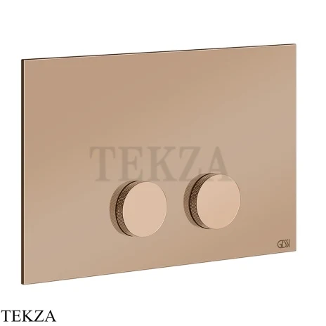 Gessi ANELLO Клавиша смыва для инсталляции Geberit Sigma 8 и Sigma 12 54623-030, Copper PVD
