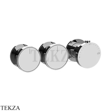 Gessi Origini NATURE Термостат для душа 2 потока, внешняя часть 66334-031, хром глянец