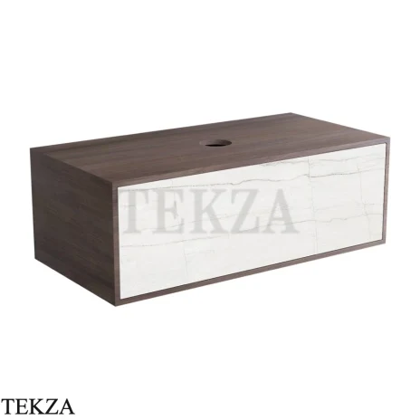 Simas Terre del Nord тумба подвесная с ящиком push-to-open TNM11WSN, Moka / Stone Noir
