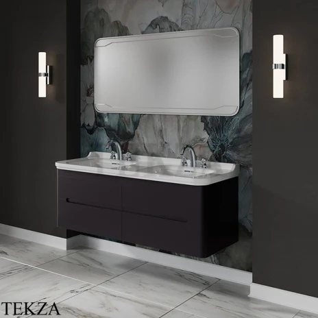 Kerasan Waldorf Комплект подвесной/напольной мебели 150см,, с 4 ящиками, 925431, чёрный матовый