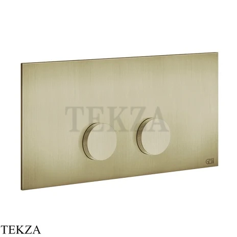 Gessi ANELLO Клавиша смыва для инсталляции viega prevista, Villeroy&Boch 54633-727, Brushed Brass PVD