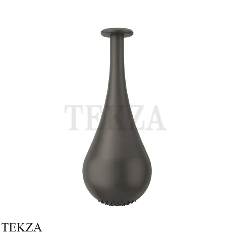 Gessi Goccia Потолочная каплевидная душевая лейка 33751-707, Black Metal Br. PVD