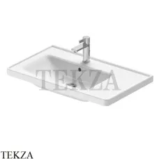 Duravit D-Neo Раковина врезная для мебели, с отверстием, 80 с переливом, слева 2369800000, белый глянец Duravit D-Neo Раковина врезная для мебели, с отверстием, 80 с переливом, слева 2369800000, белый глянец