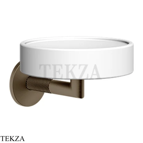Gessi ANELLO Мыльница настенная композит белый 63701-761, Coffee Bronze Br. PVD