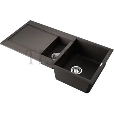 Omoikiri Sakaime 100-2 Кухонная мойка Tetogranit две чаши 4997219 espresso