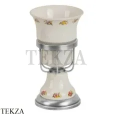 Migliore Provance Стакан настольный, керамика с декором 17644, хром глянец