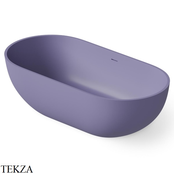 Dea Design Shadow Ванна отдельностоящая овальная 140x70 Solid Surface DD8619 1400 14, Lilac №14