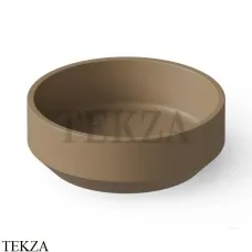 Dea Design Washbasins Раковина настольная круглая Solid Surface DD9096 430 2, Light Camel №2