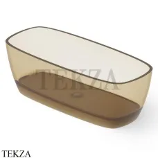 Dea Design Soul Ванна отдельностоящая скругленная 170x72 Glasstech DD8632 1700 R6, Classic Green R6