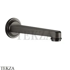 Gessi VENTI20 Излив настенный для ванны 65103-707, Black Metal Brushed