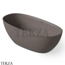 Dea Design Edge Ванна отдельностоящая овальная 170x78 Solid Surface DD8928 1700 6, Grey Brown №6