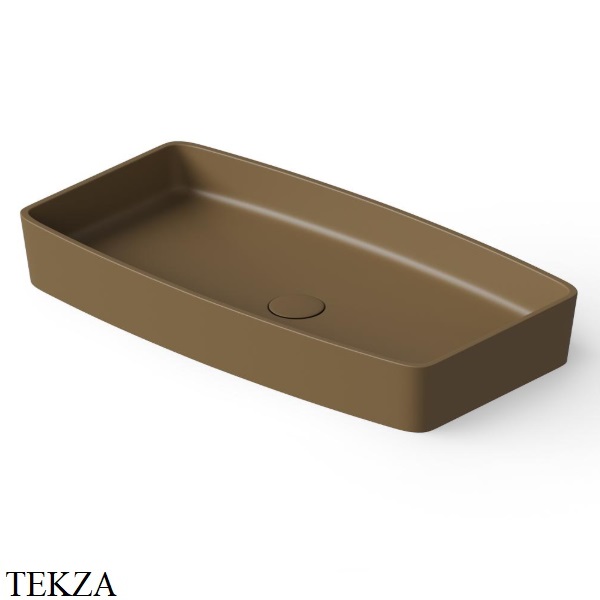 Dea Design Washbasins Раковина настольная 68х36 Solid Surface DD9001 680 1, Dark Camel №1