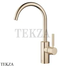 Dornbracht Meta Смеситель для раковины высокий поворотный, с донным клапаном 33500661-46, Brushed Champagne (22kt Gold)