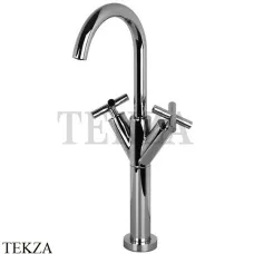 FIMA Carlo Frattini Maxima Смеситель для раковины, с гарнитуром, F5331WCN, Black chrome