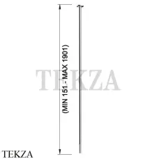 Gessi INCISO Излив для раковины потолочный под размер 15-190 см 58299-031, хром глянец