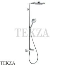 Hansgrohe Raindance Select S 240 Душевая колонна с термостатом 27129400 хром-белый