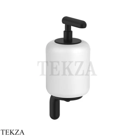 Gessi Goccia Дозатор для жидкого мыла, белая керамика 38013-299, Matte Black