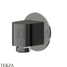 Newform Подключение воды к стене, вывод для шланга 68499.59.064, PVD Brushed gun metal