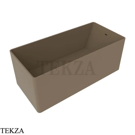 Flaminia Wash ванна отдельностоящая из Pietraluce 150×70×58 см, коричневый Fango матовый