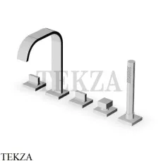 Zucchetti Aguablu Смеситель для ванны, на 2 позиции ZA5470, хром глянец